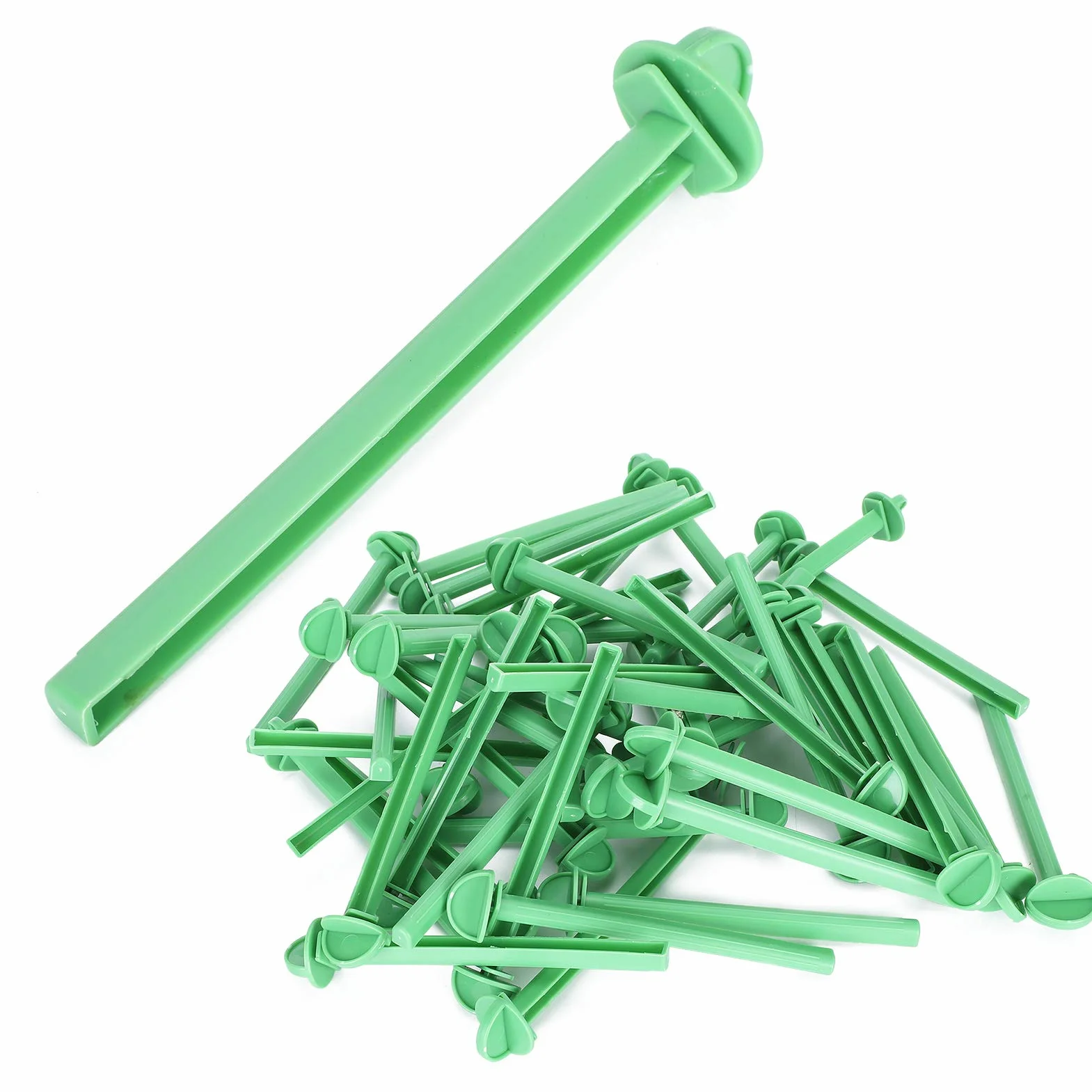 Bastone da Appoggio per Gabbie Uccelli 50 Pezzi Posatoi Pappagalli Plastica Antiscivolo