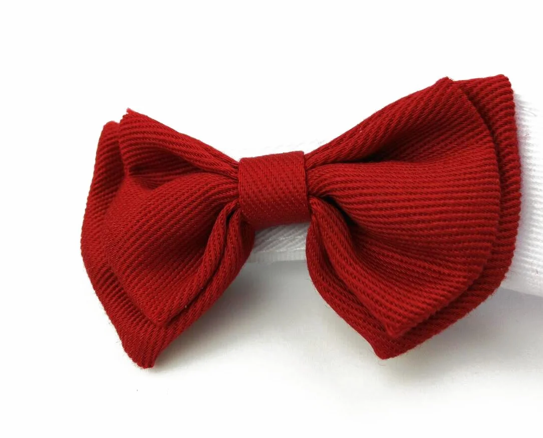 Piccolo Cane Gatto Cotone Collare Regolabile Cravatta a Farfalla Animale Domestico Bowknot 2 Pezzi