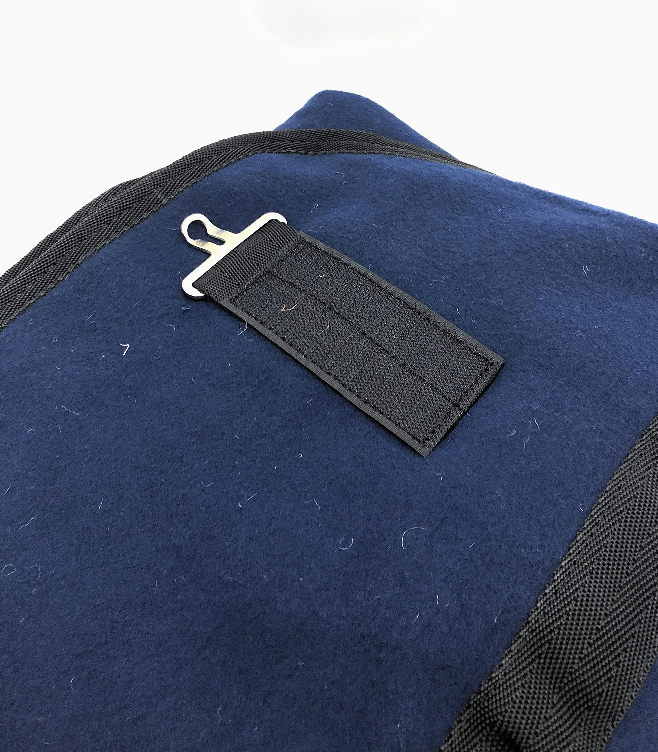Horses, Coperta per Cavallo in Pile, Modello Basic, Morbida e Comoda, ideale per Trasporto e Dopo Lavoro, Blu 135 cm