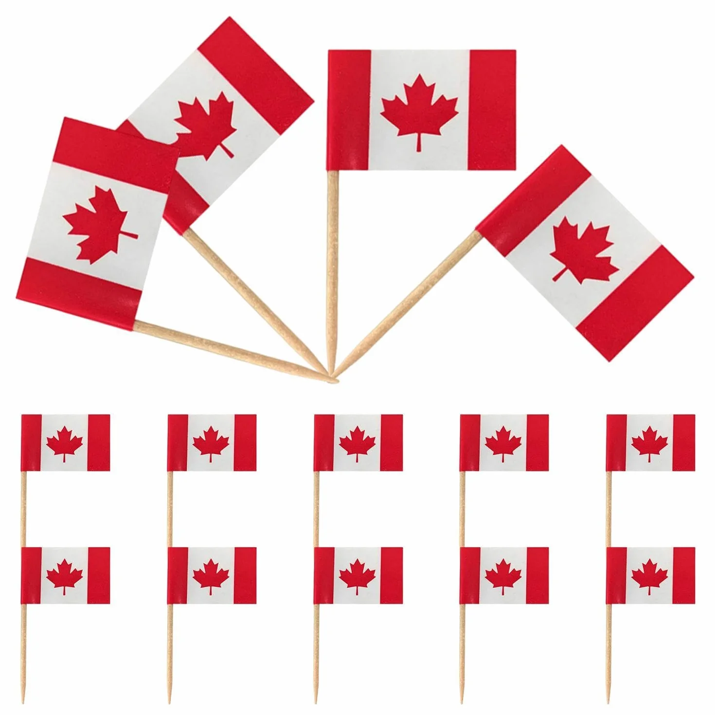 200 Bandiere Canadesi, Bandiere Della Coppa Del Mondo, Bandiere Del Personale Canadese, Bandiere Del Personale Canadese, Bandiere A Mano Piccola