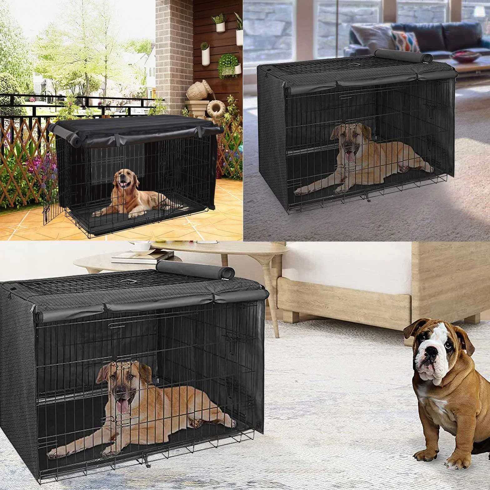 Copertura Kennel Telo Multifunzionale Resistente Alla Luce Materiale In Tessuto Oxford 420D Resistente All'Acqua e al Vento
