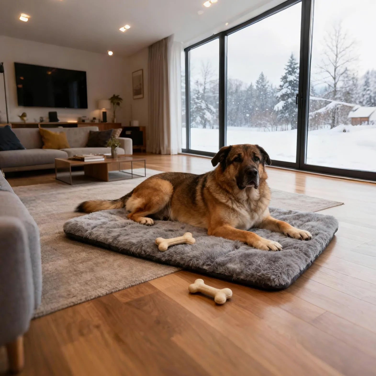 Grande Cuccia Morbida per Cani Comfortevole Grande Cuscino Antiscivolo per | Materassino Da Per Gabbia E Cuccia per Casa Dormitorio Appartamento Soggiorno Balcone