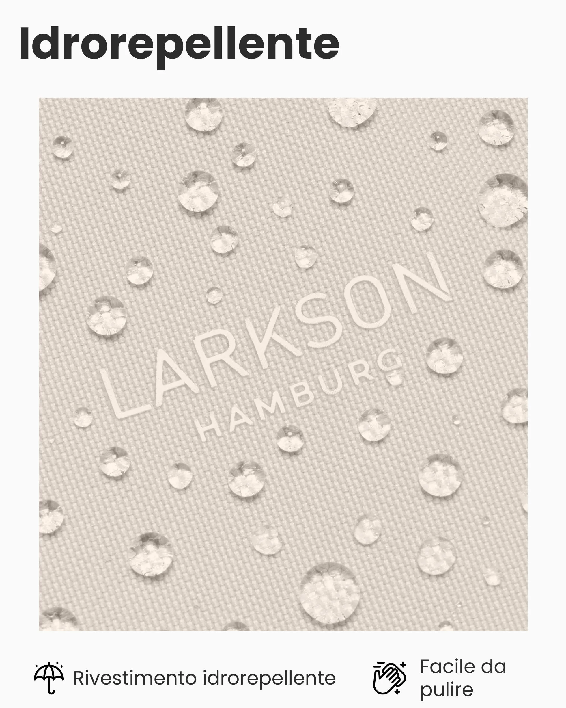 LARKSON Half Moon Bag Borsa per Cani Beige - Fiete - Sacchetti per Addestramento Cani - Tasca Porta Snack con Dispenser di Sacchetti per i Bisogni - Borsa Riflettente per Passeggiate - Idrorepellente