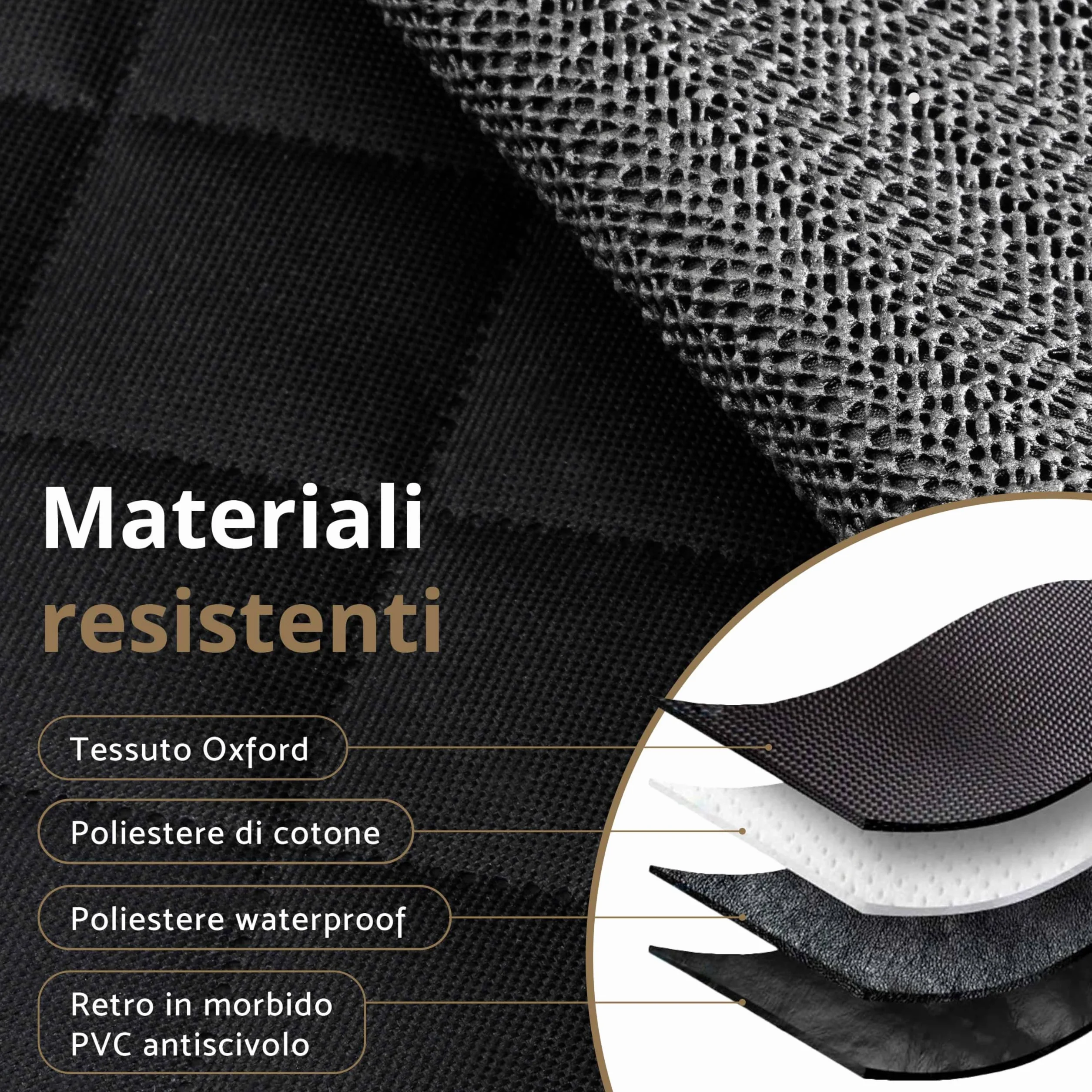 Coprisedile Auto per Cani Impermeabile Antiscivolo Antigraffio 122 cm 56 x 45 x 122 cm