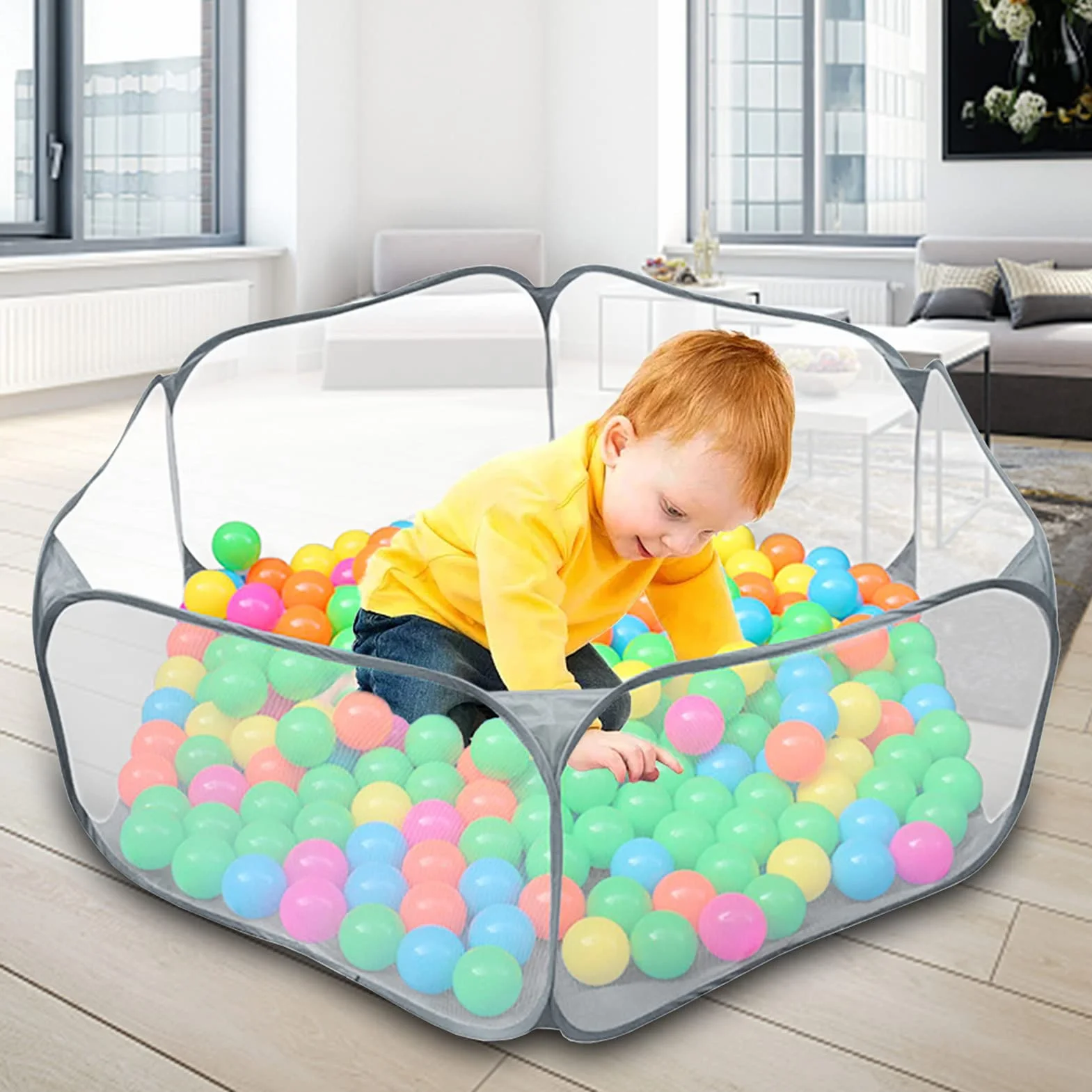 MAIKEHIGH Box per Piccoli animali, Recinto di esercizio della tenda della gabbia per animali domestici per Criceti, Porcellini D'India, Ricci, Conigli, Pieghevole e portatile