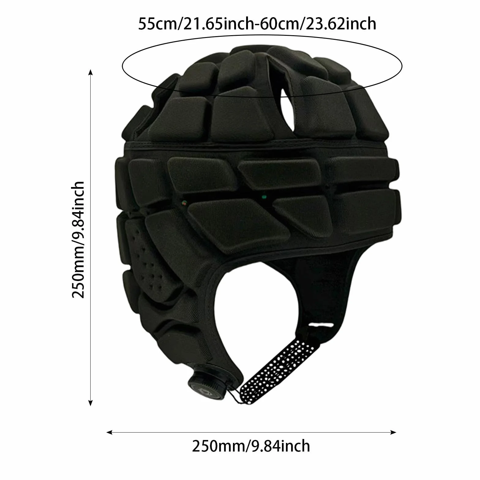 Casco da Football Americano Regolabile per Hockey Wrestling Rugby Adulti e Giovani