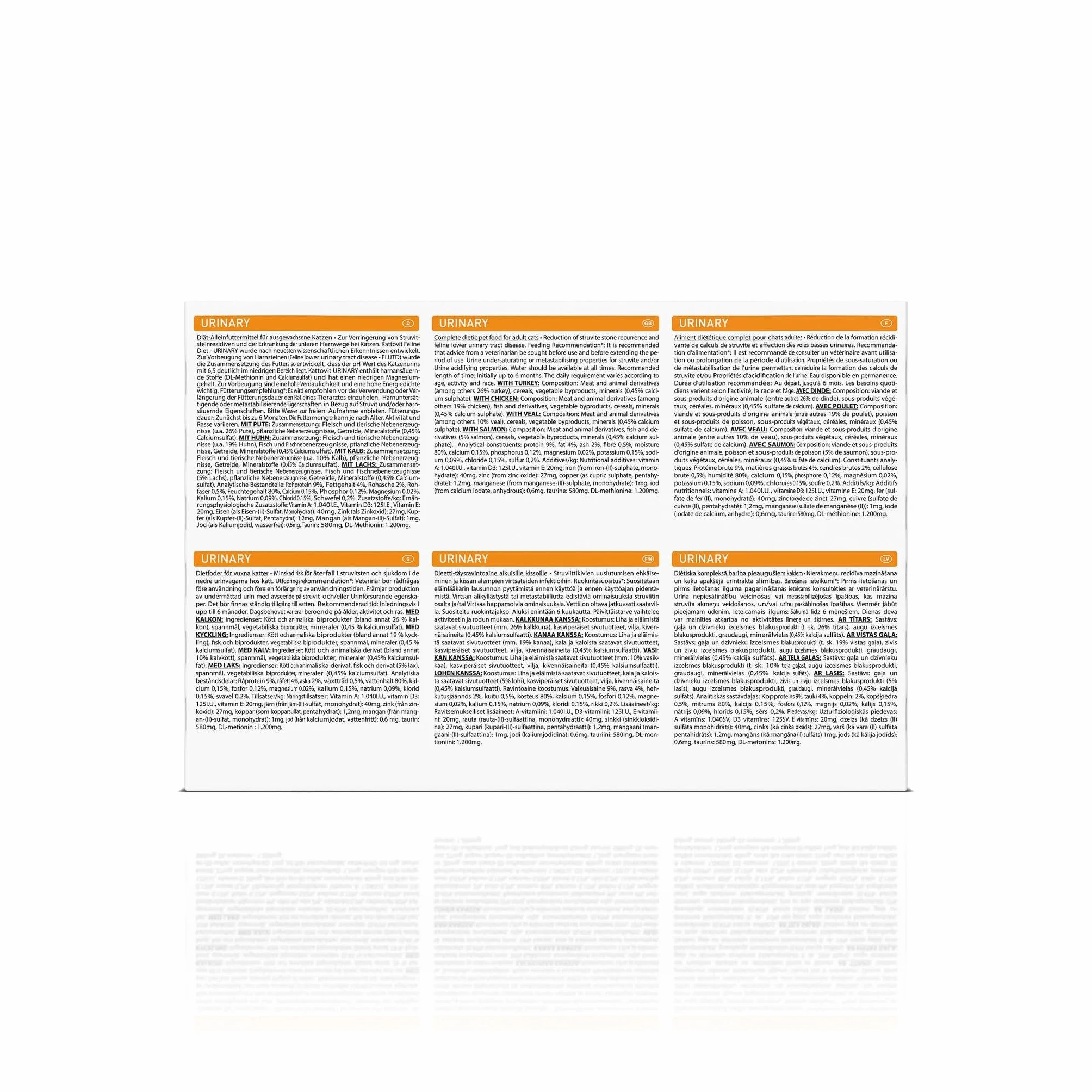 KATTOVIT - Urinary Multipack cibo umido per gatti | cibo umido per gatti come alimento completo in sacchetto fresco, cibo dietetico per gatti adulti con malattie del tratto urinario | 12 x 85 g
