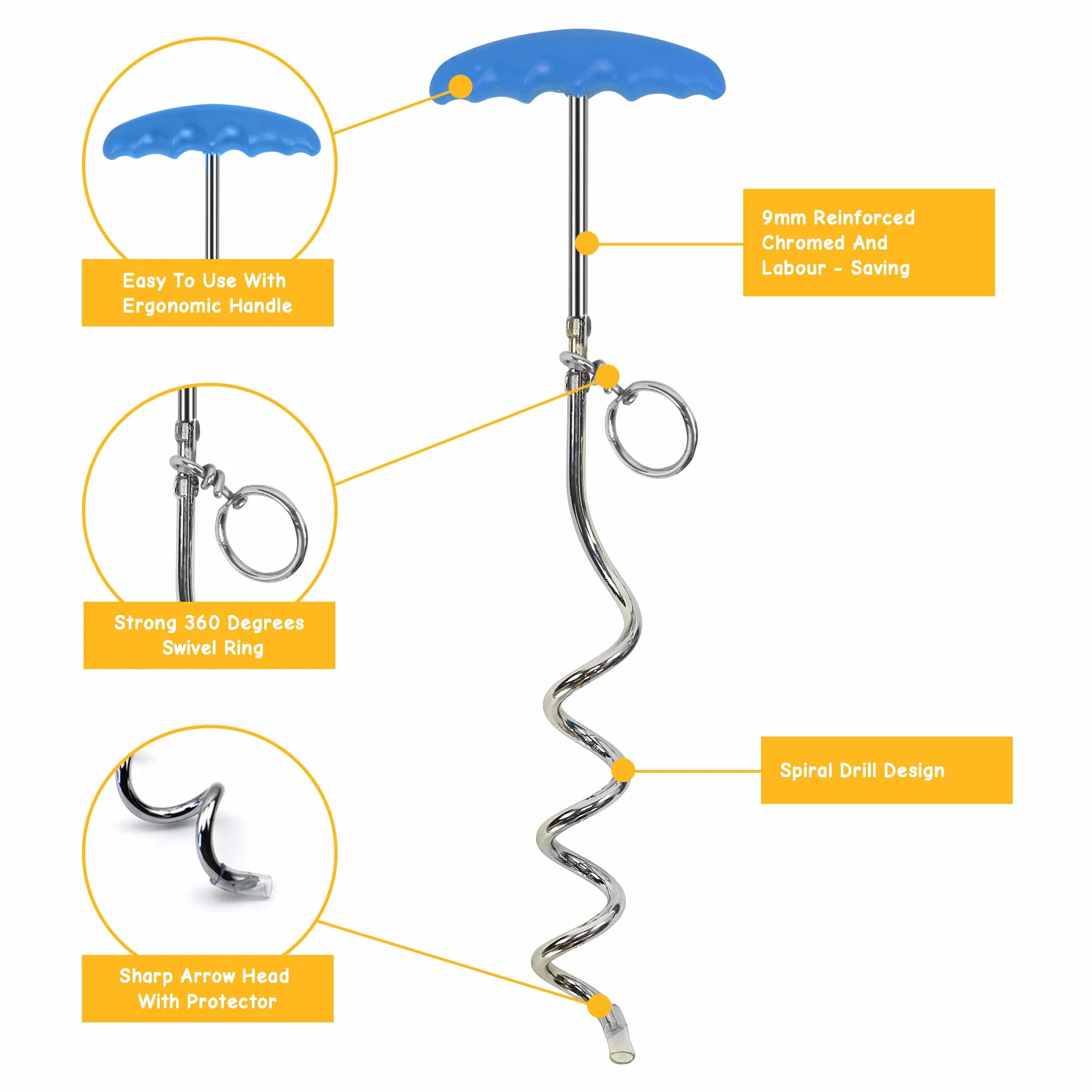 Petphabt - Cavo resistente per cani da 3 m, con spirale per cani da 16 cm, per cuccioli, animali domestici, guinzaglio per esterni (verde acqua)