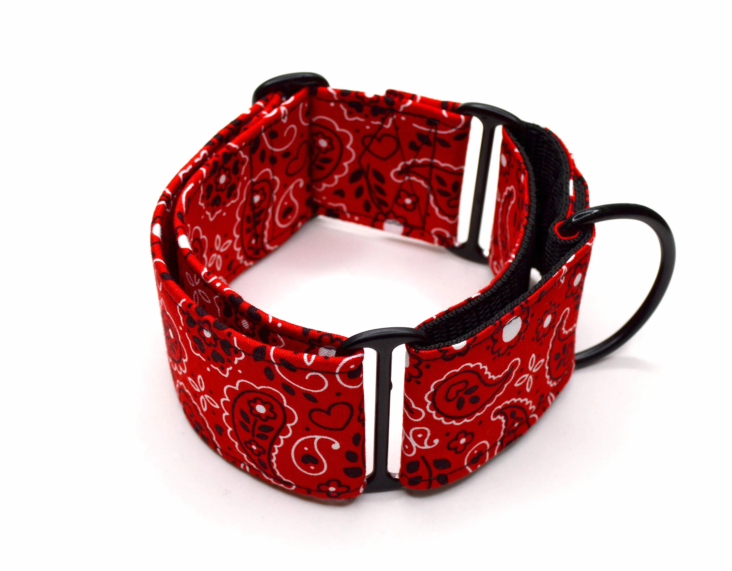 Martingale Collare per cani Red Bandana Wakakán fatto a mano Spagna