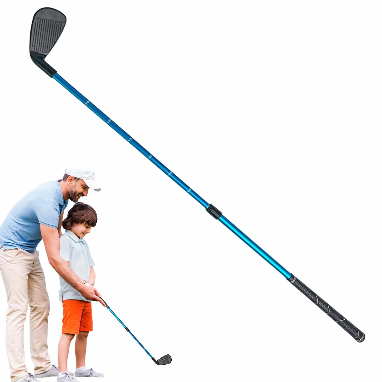 Putter da golf per bambini, Club da golf bidirezionale, Mazze da golf in miniatura di lunghezza regolabile, Putter da golf in scala trasparente, Golf Club destro sinistro, Attrezzatura da golf junior,