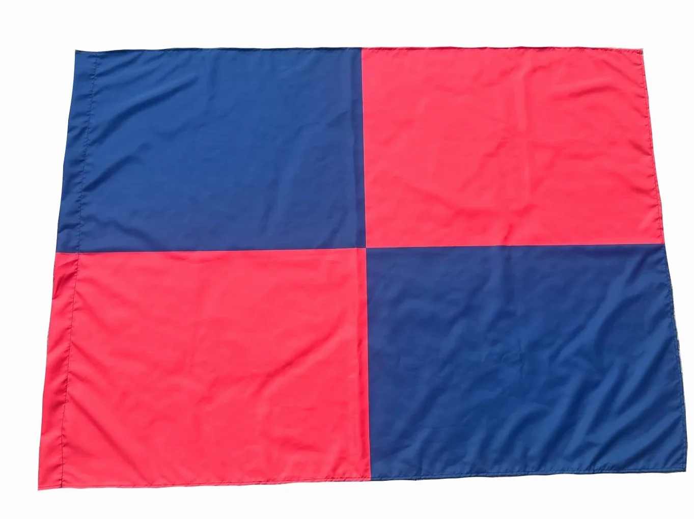 Bandierone ROSSO e BLU per tifoso squadre rioni città Bologna Cagliari Genoa Foggia misura grande cm. 220 x 145 | Bandiera Grande Rossa e Blu BGSRB220x145