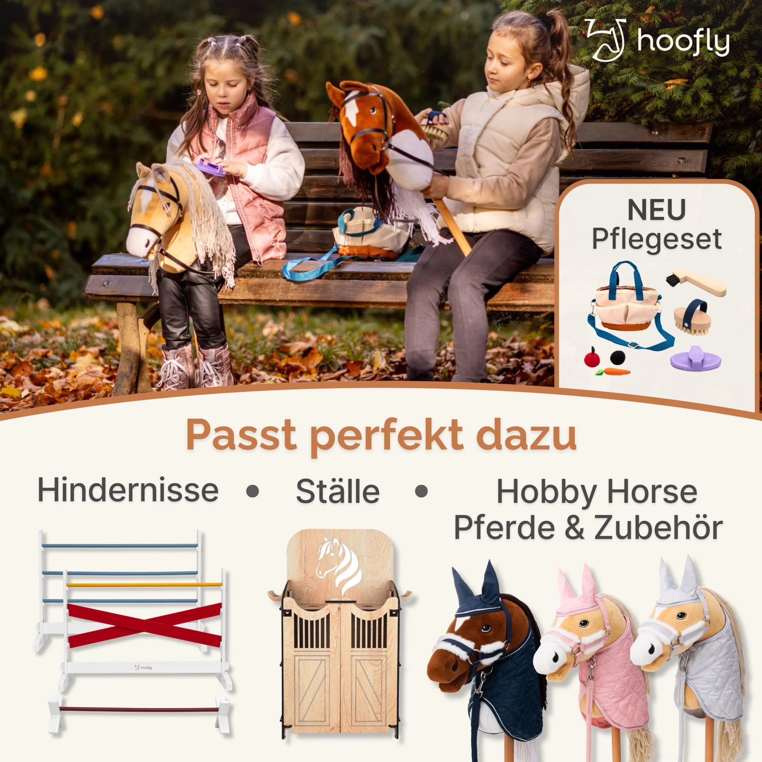 Hobby Horse - Set di accessori per dressage con lettere e numeri, in legno, progettato in Germania, per allenamento e competizione