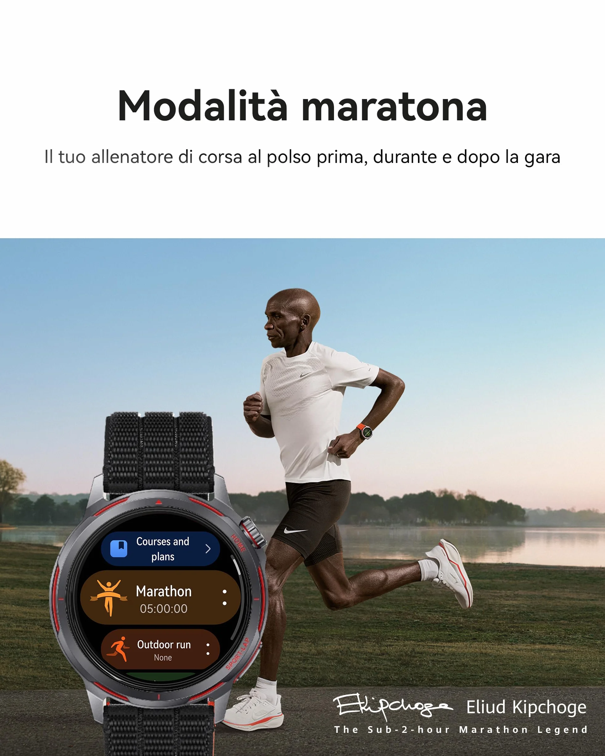 HUAWEI WATCH GT Runner 2 Smartwatch per Uomo, fino a 14 Giorni, Modalità Maratona, Monitoraggio della Salute, HRV, ECG, SpO2, Monitoraggio del Sonno, GPS, Pagamenti NFC, iOS e Android, Blu