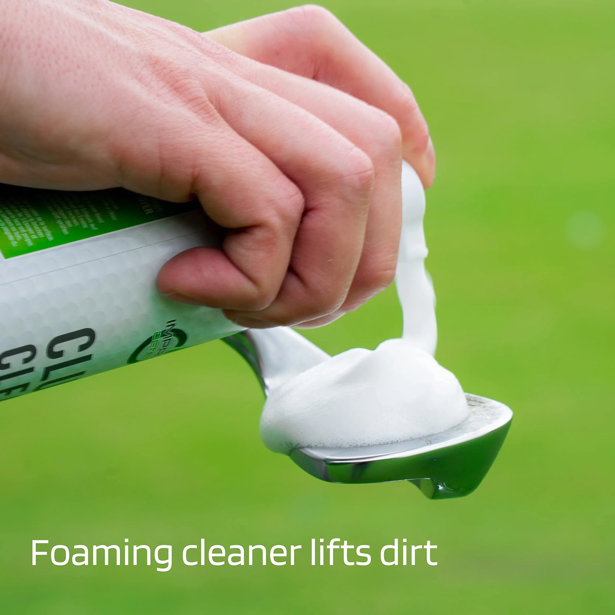 Club Clean Pulitore per Mazze da Golf Detergente schiumogeno Coperchio Spazzola da Golf