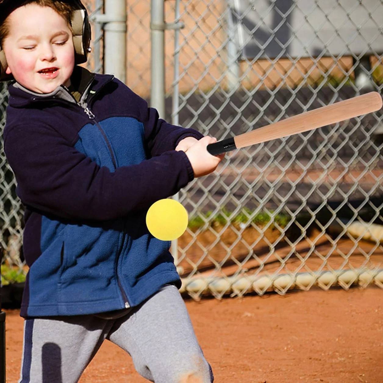 Mazza da baseball in legno massiccio 54 cm VANZACK per bambini adolescenti adulti allenamento competizioni