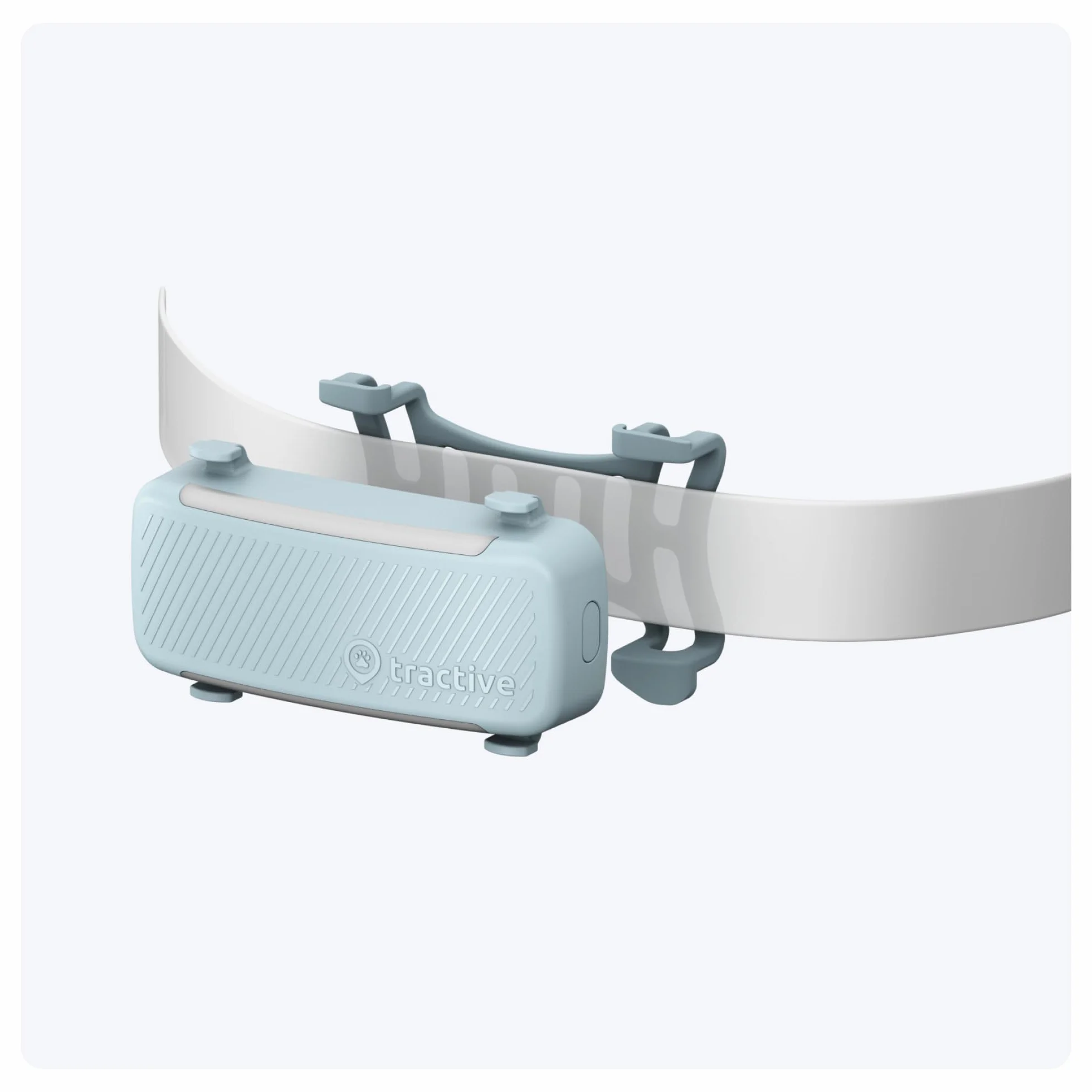 Tractive - 2 clip di gomma per GPS per cani Tractive DOG 6 (menta)