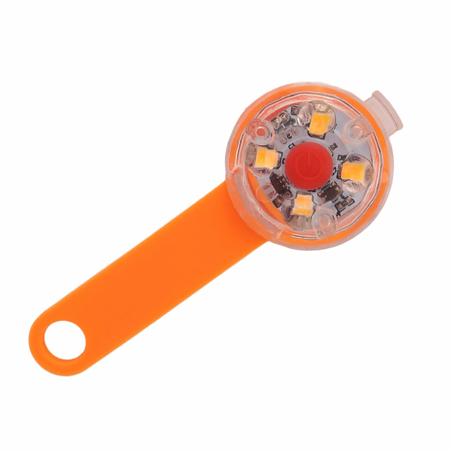 Luce a LED per cani ricaricabile USB impermeabile IPX7 3 modalità illuminazione collare borsa bici animali domestici Arancia
