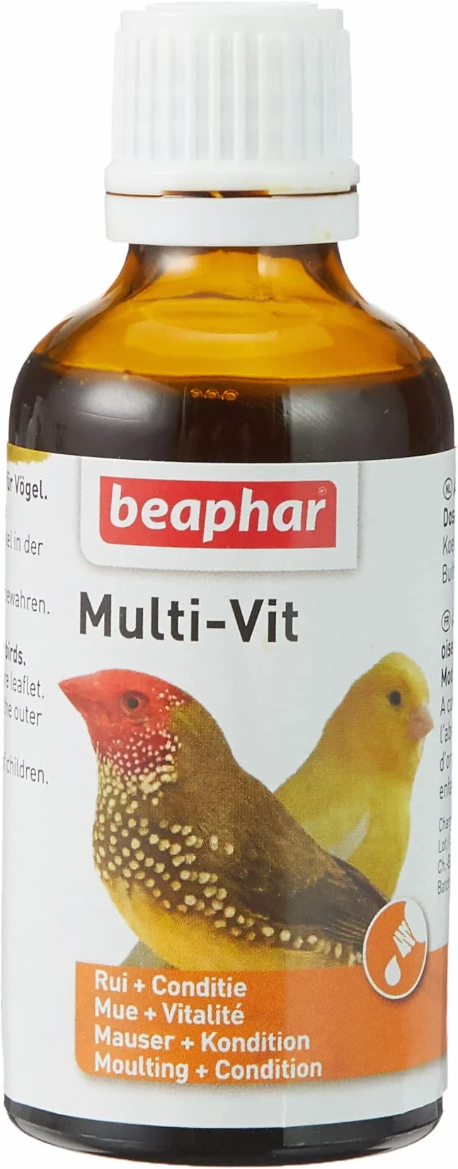Beaphar Multi-Vit Vitamine per Uccello 50 ML