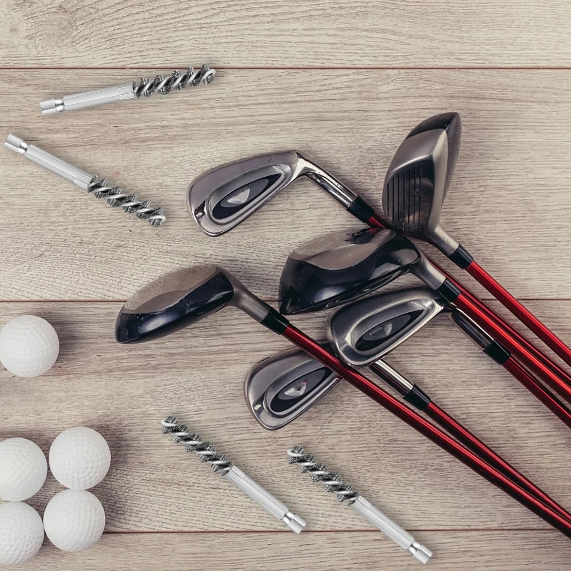 Spazzola per Mazze da Golf in Acciaio Inox per Trapano Elettrico