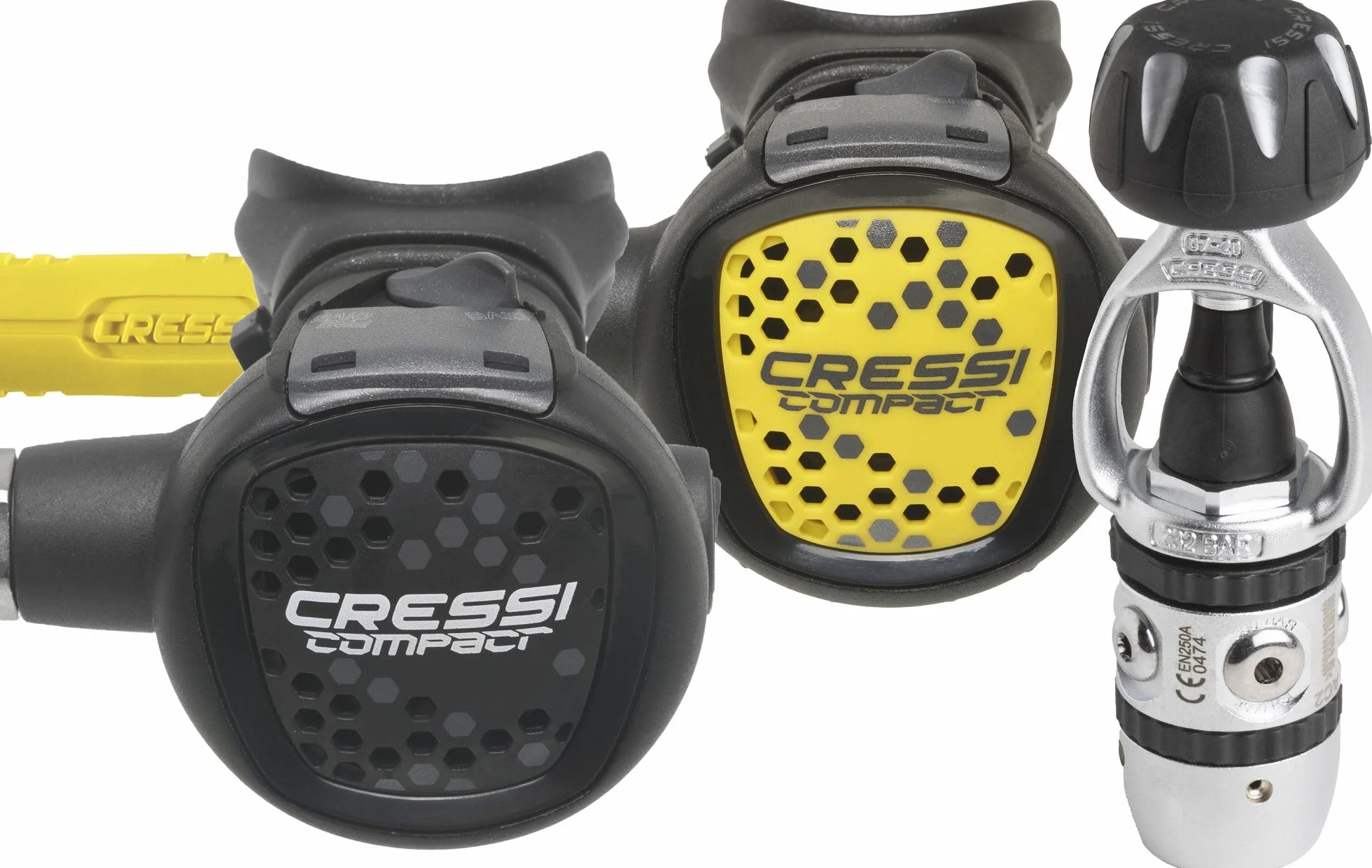Cressi AC2 / Compact & Octopus XS – Kit regolatore per Immersioni subacquee di Alta qualità