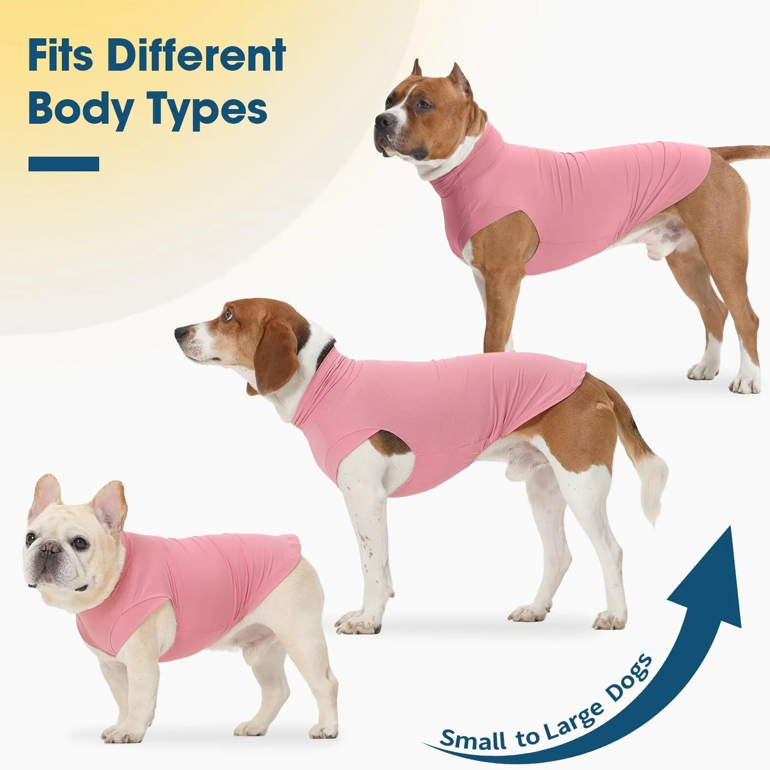 IECOii 2 camicie rinfrescanti per cani senza maniche traspiranti taglia 5XL verde rosa