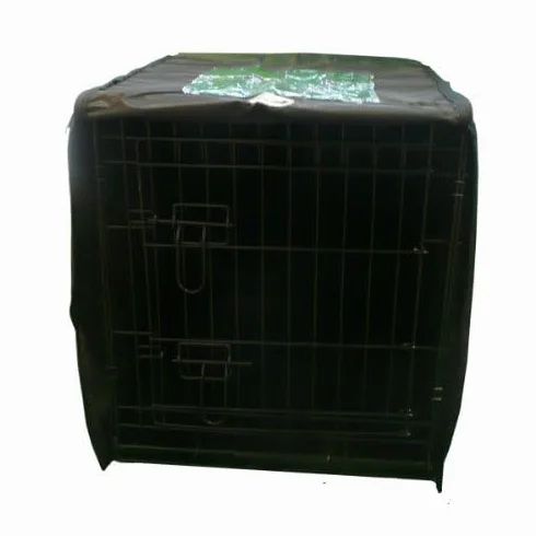 Ellie-Bo Copertura impermeabile per gabbia per cani XXL 122 cm Nero