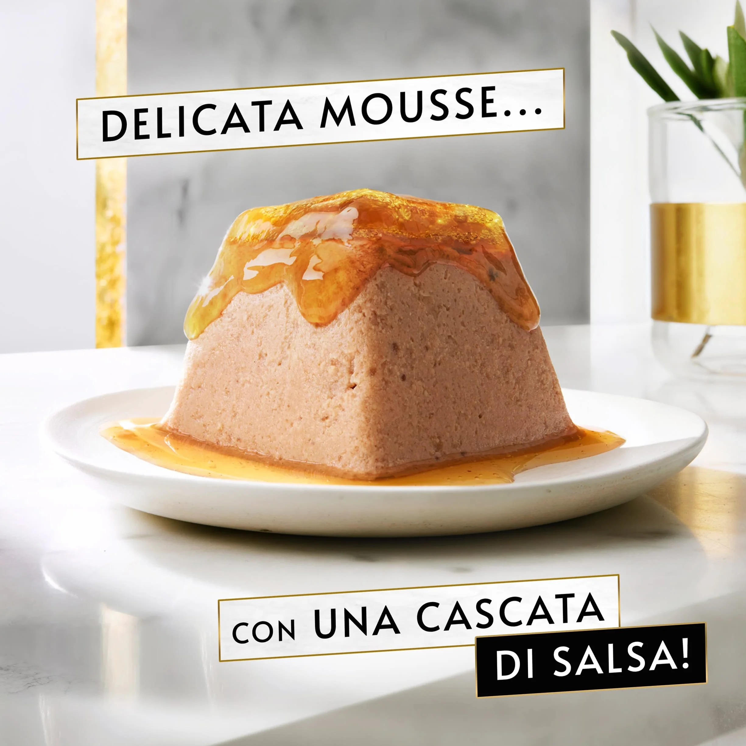 GOURMET Revelations Cibo Umido per Gatti Adulti Mousse con Pollo 24x57g