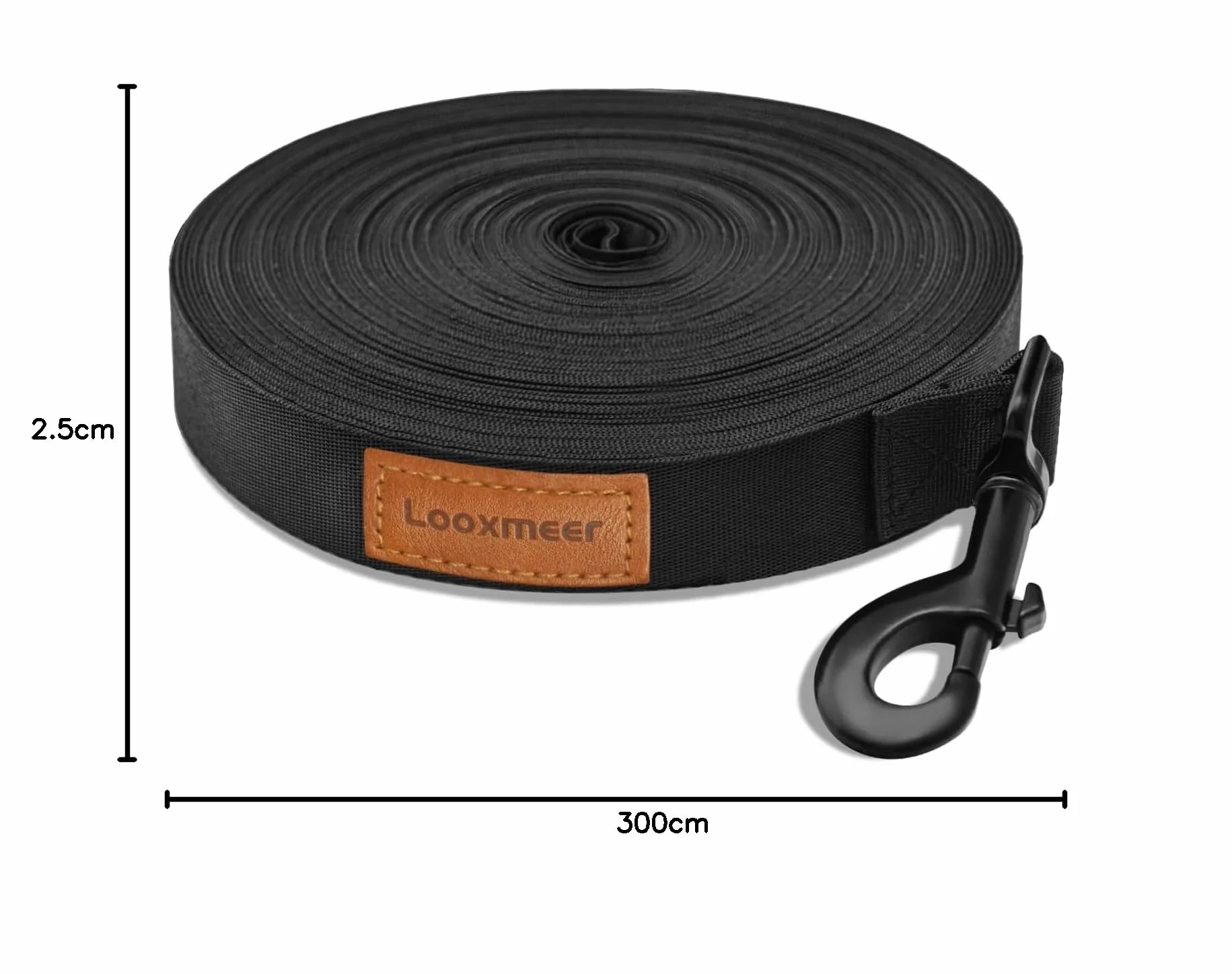 Guinzaglio Addestramento per Cani, Guinzaglio per Cani 3 m/5M/10M/15M/20M/25M/30M con Maniglia Imbottita, Moschettone e Custodia, Resistente e Leggero per Tutti Cane per Allenamento, Corsa