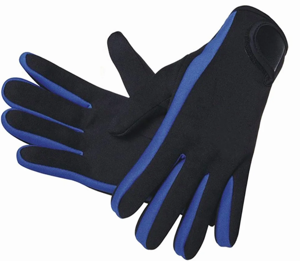 Guanti in neoprene da 1,5 mm antiscivolo per immersioni subacquee Guanti da snorkeling termico per kayak, guanti da vela da paddle Surf Nuotare per sport acquatici