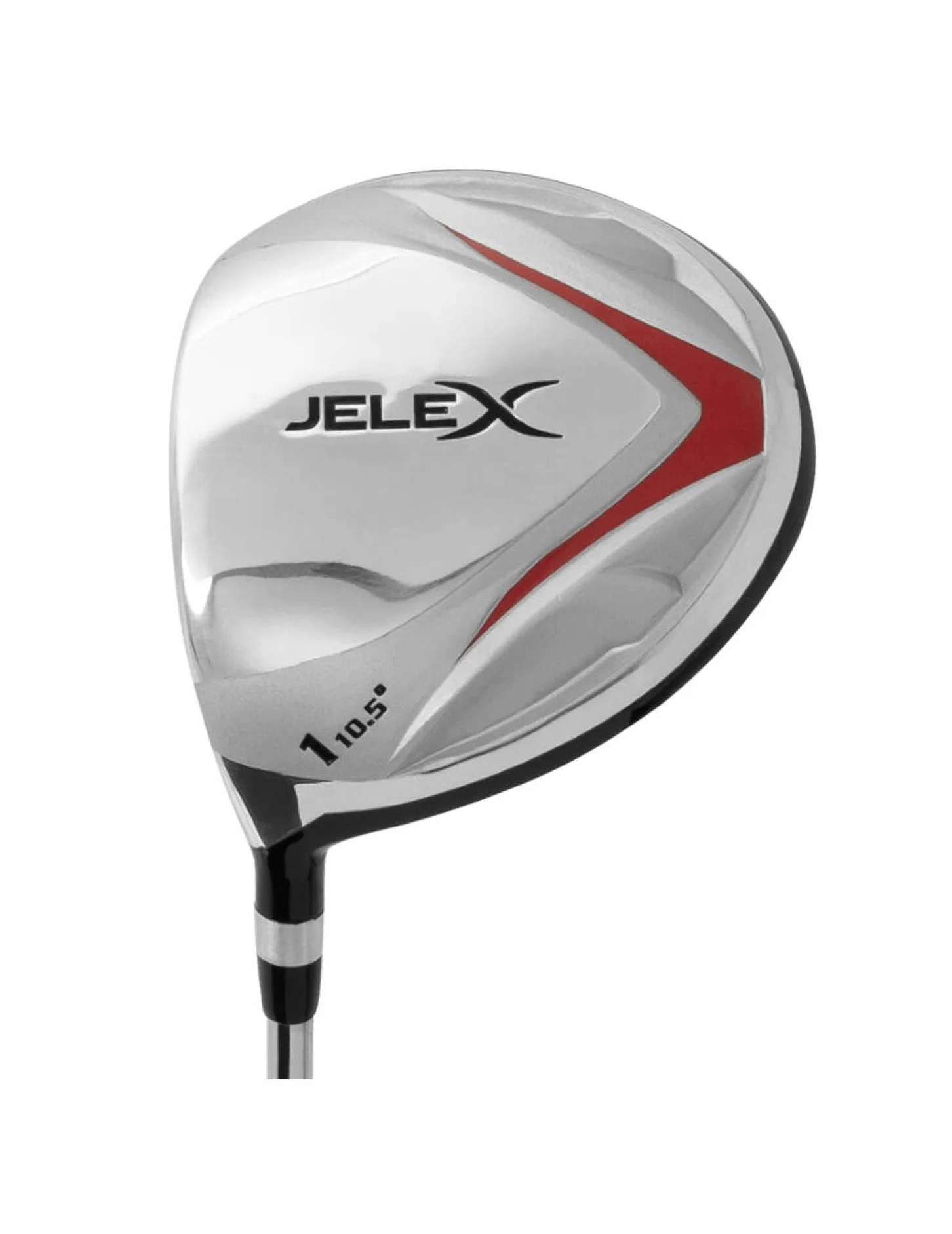 JELEX Golf Driver/Legno Mancini in Acciaio Inox e Alluminio per Mancini, Lunghezza 107-115 cm, Angolo di Lie: 56-58°, Peso: 420 g, con manico ergonomico in gomma facile da pulire e durevole