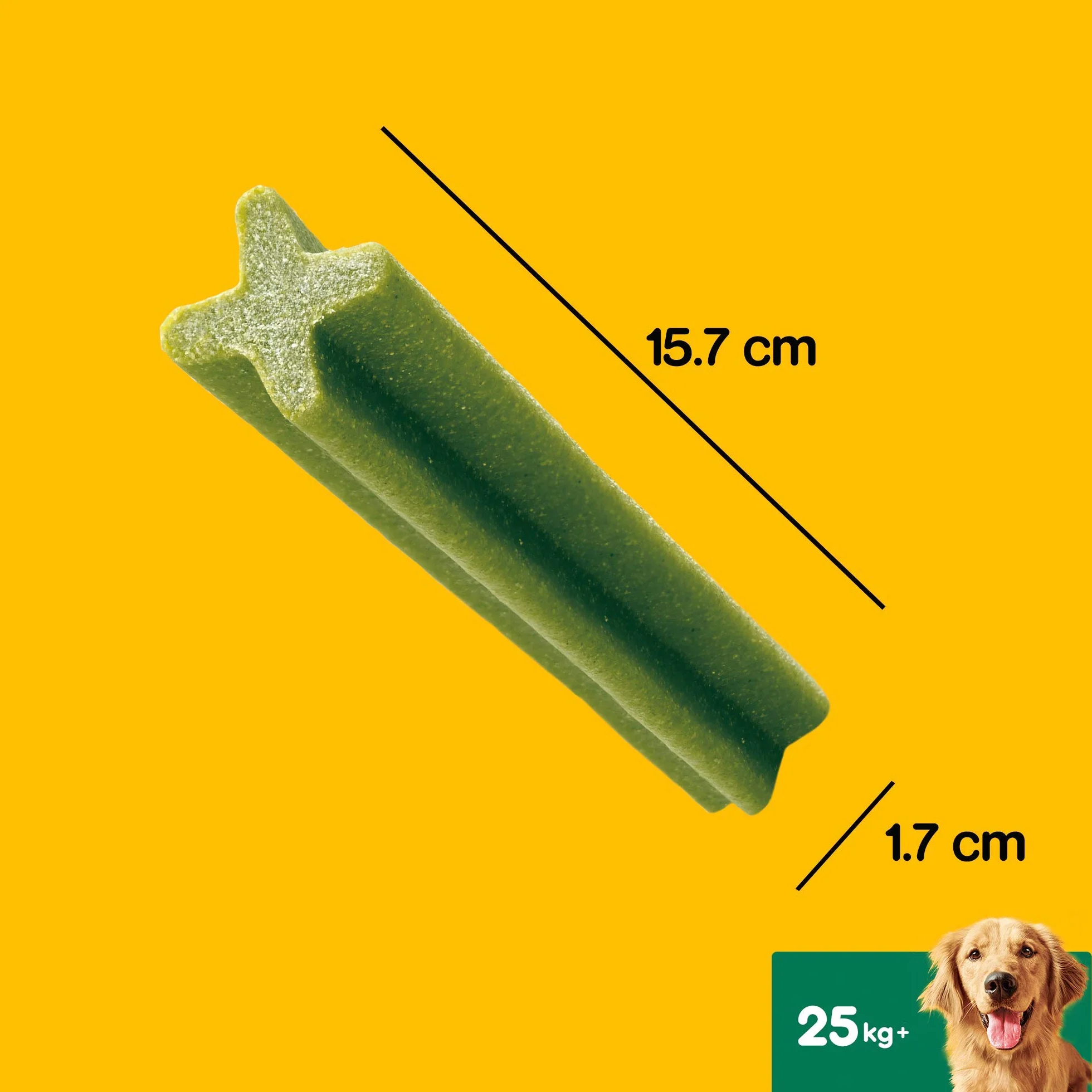 Pedigree Dentastix Fresh 70 Snack per la Igiene Orale (Cane Grande 25 kg+) 270 g 7 Bastoncini - 10 Pacchetti (70 Bastoncini in Totale)