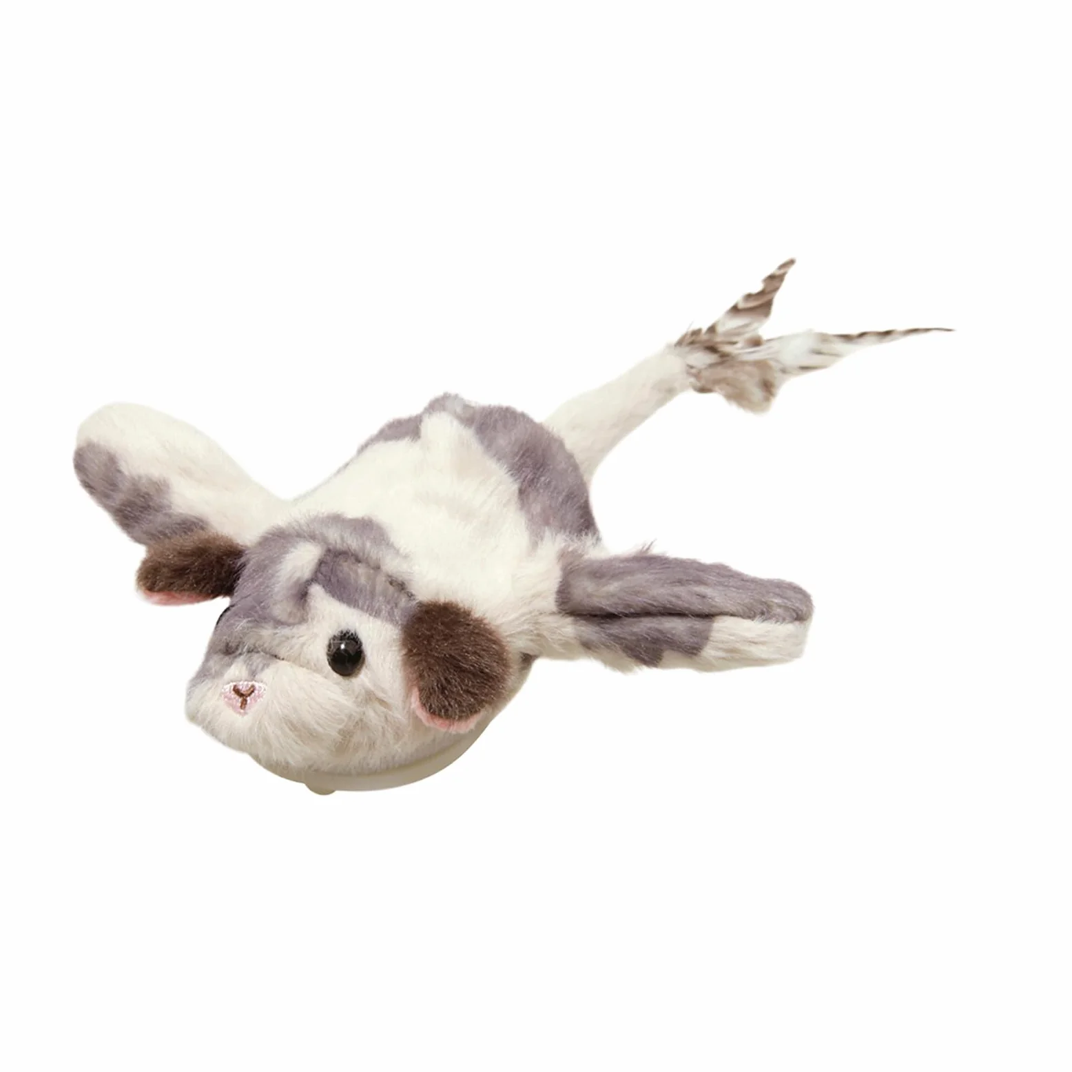Coinvolgente giocattolo per gatti con ricarica USB e tessuto, D | Giocattolo per gatti ricaricabile tramite USB che trema e scricchiola per un divertimento senza fine, tessuto