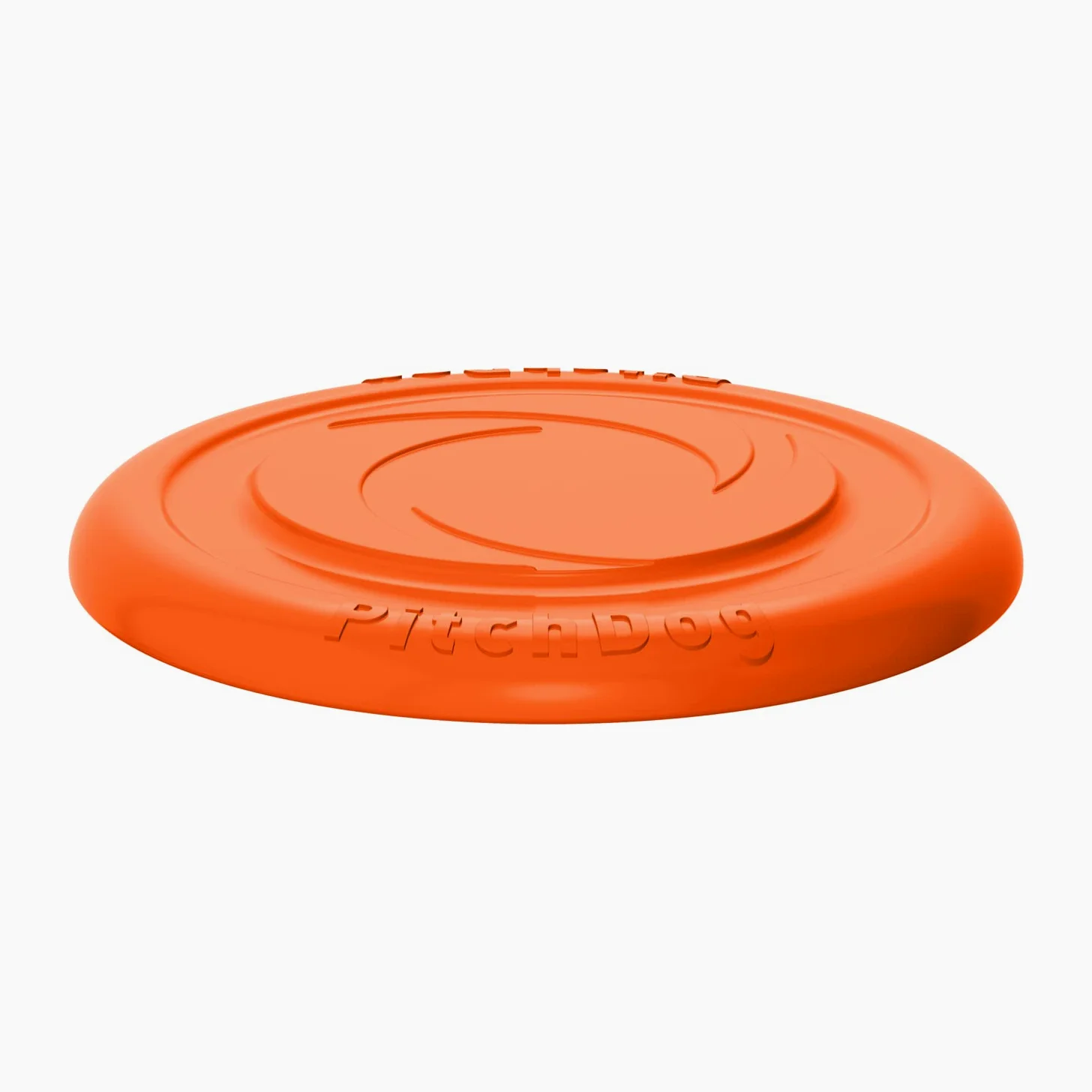 PillowPrim Disc per cani, frisbee, giocattolo interattivo, per attività all'aperto, morbido, gomma naturale, galleggiante, addestramento per cani, toy, fetch, arancione, diametro 24 cm