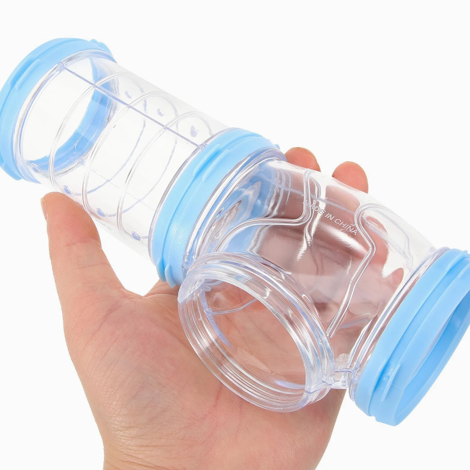 Tubi e Tunnel per Criceto Collegabili, Kit Fai da Te, 2 Set | Plastica, per Gabbia e Area Gioco, Ampliamento Habitat, Adatto a Porcellini D'india e Ricci