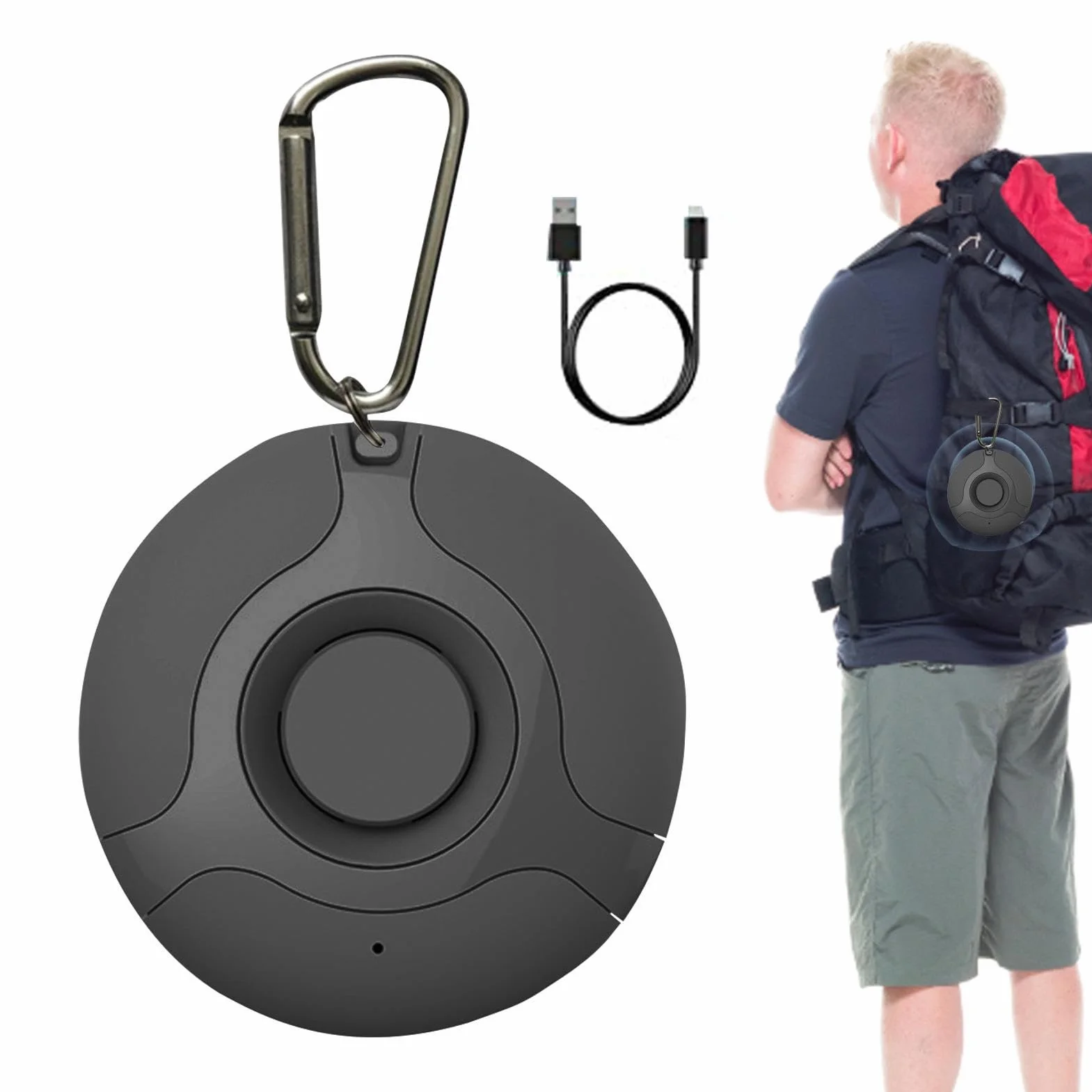 Generico Scaccia Zecche Ad Ultrasuoni,Repellente per Pulci E Zecche Ad Ultrasuoni Senza Pulci | Repellenti Portatili per Topi Ad Ultrasuoni per attività Indoor E Outdoor, Campeggio, Alpinismo,