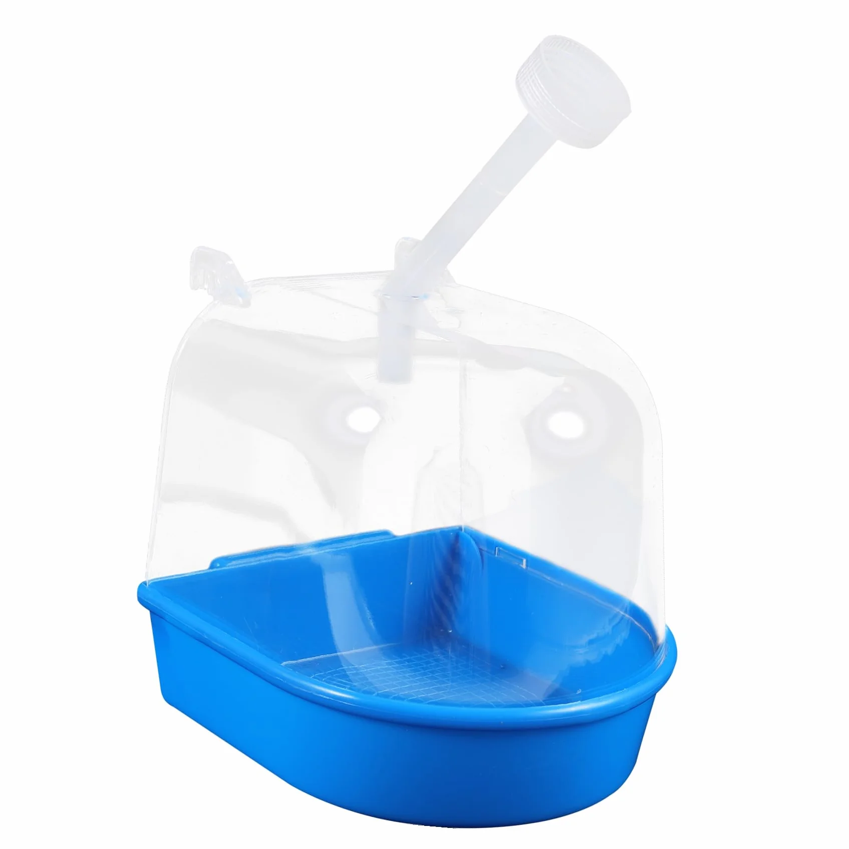 Gatuida Vasca da Bagno per Uccelli in Plastica Vassoio Rimovibile, Dimensioni Grandi per Pappagalli e Uccelli Domestici, per Gabbie e Bagni Comodi