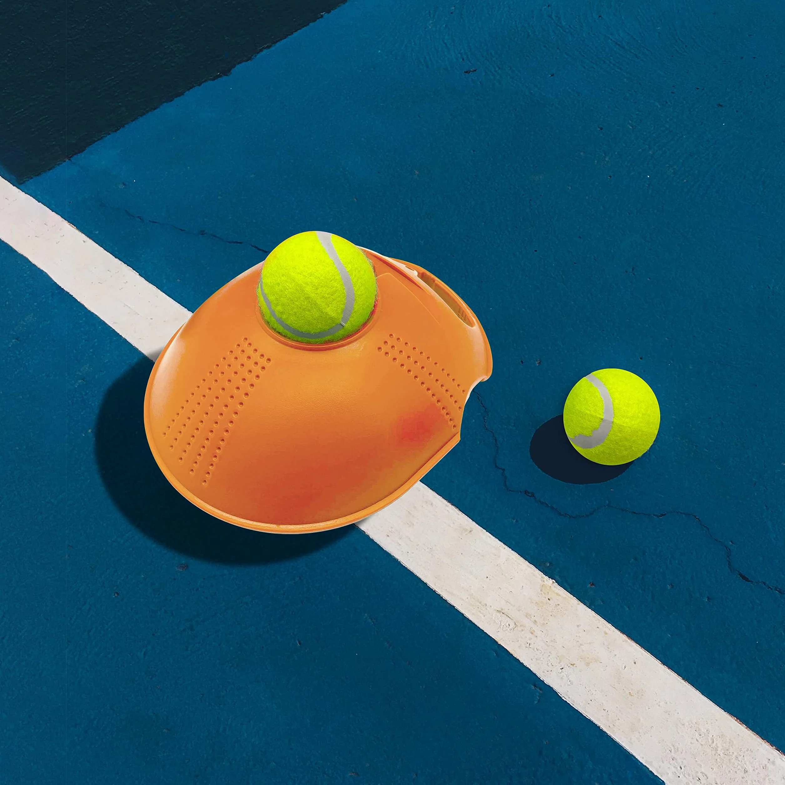 Alephnull Tennis Trainer Set con 2 palline di rimbalzo Attrezzatura per l'allenamento tennis singoli