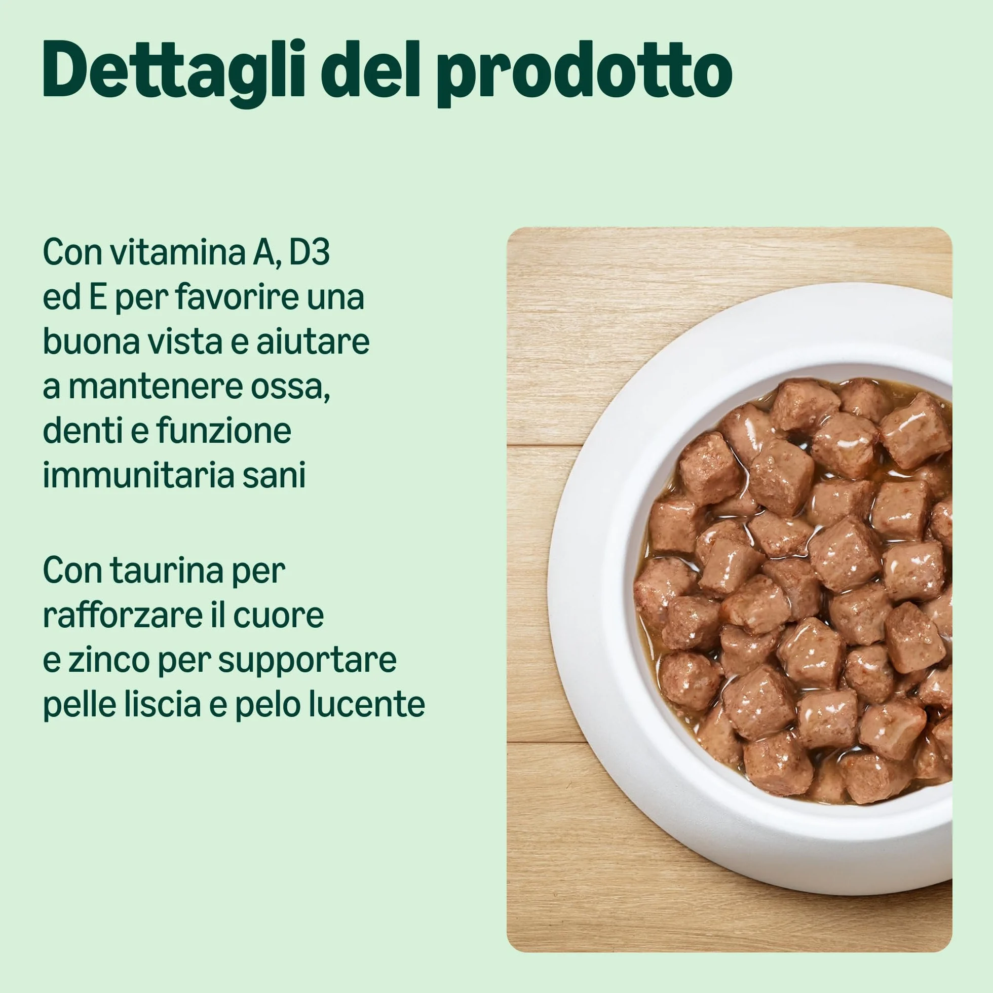 by Amazon, Cibo umido per gatti, bocconcini di salmone ASC in salsa, 12 x 415 g
