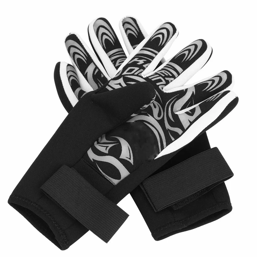 Guanti da Immersione, Keep Diving Guanti in Neoprene Caldi da 2 mm Guanti da Nuoto per Immersioni subacquee Guanti protettivi da Immersione per Adulti,(S-Nero)