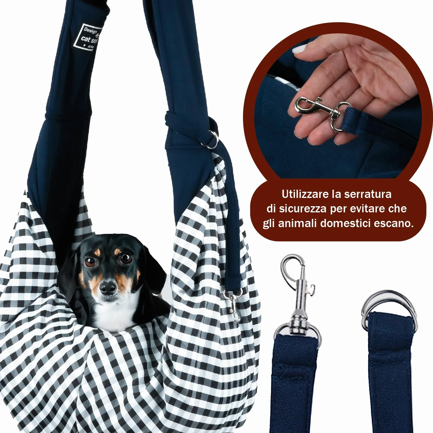 1 Pezzo Borsa per cani, Regolabile Borsa da Viaggio per Cani Piccola,Trasportino da Passeggio Regolabile, Trasportino da Passeggio, Borsa per cani fino a 7,5 kg