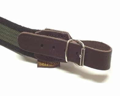 Bretella elastica cinghia porta fucile attacchi cuoio