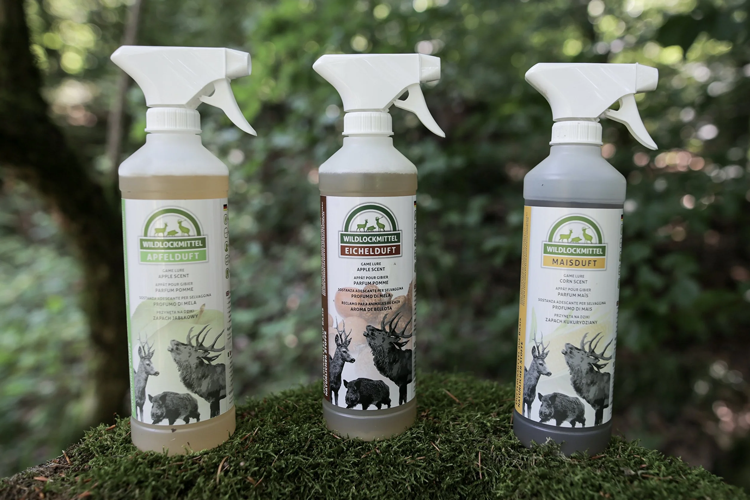 EUROHUNT Riccio profumato Mela 500 ml per selvaggina Rossa e Cervo