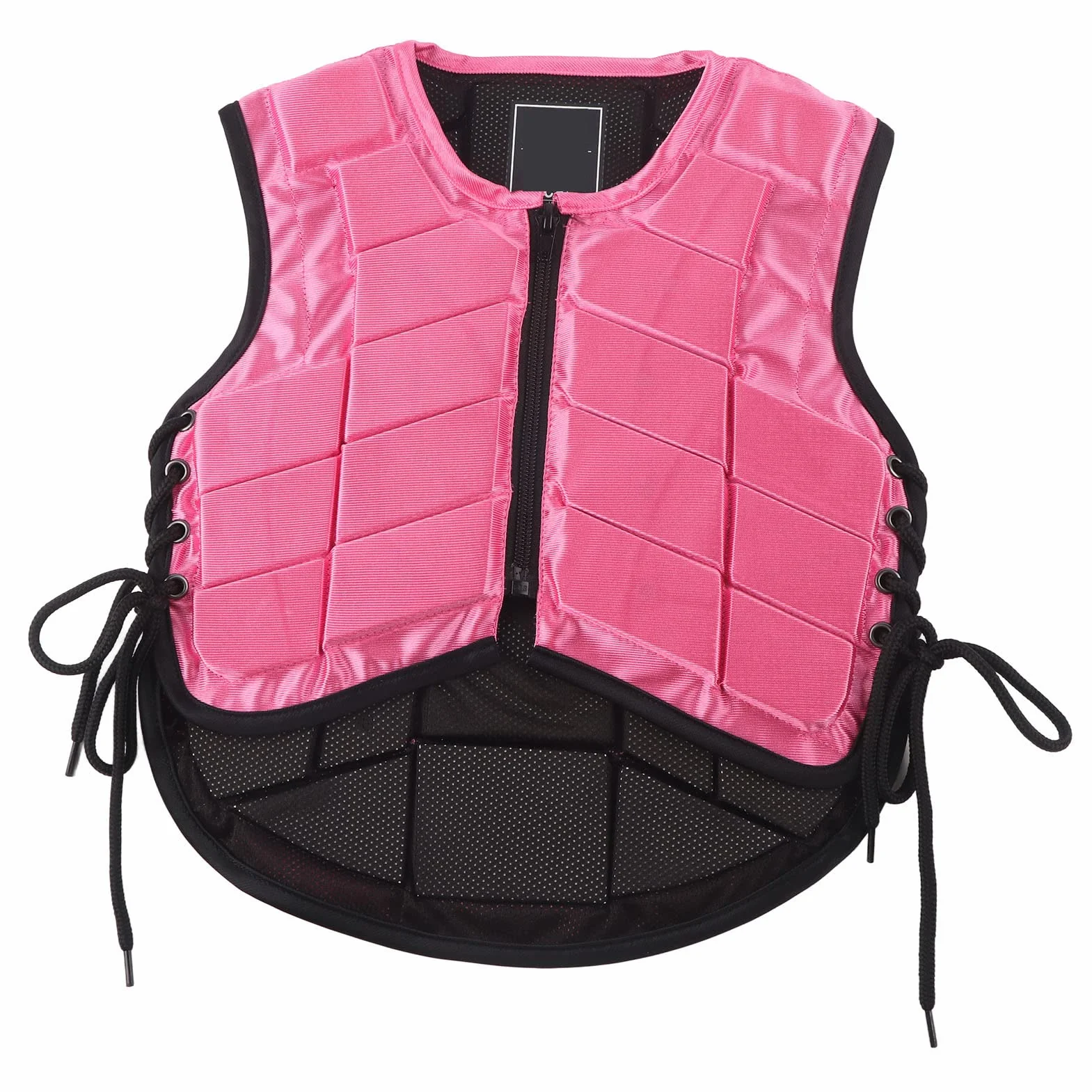 DEWIN Gilet da Equitazione per Bambini, Protezione per Il Corpo con Imbottitura in Schiuma di Sicurezza per Equitazione, Protezione per Il Corpo Rosa(CS)