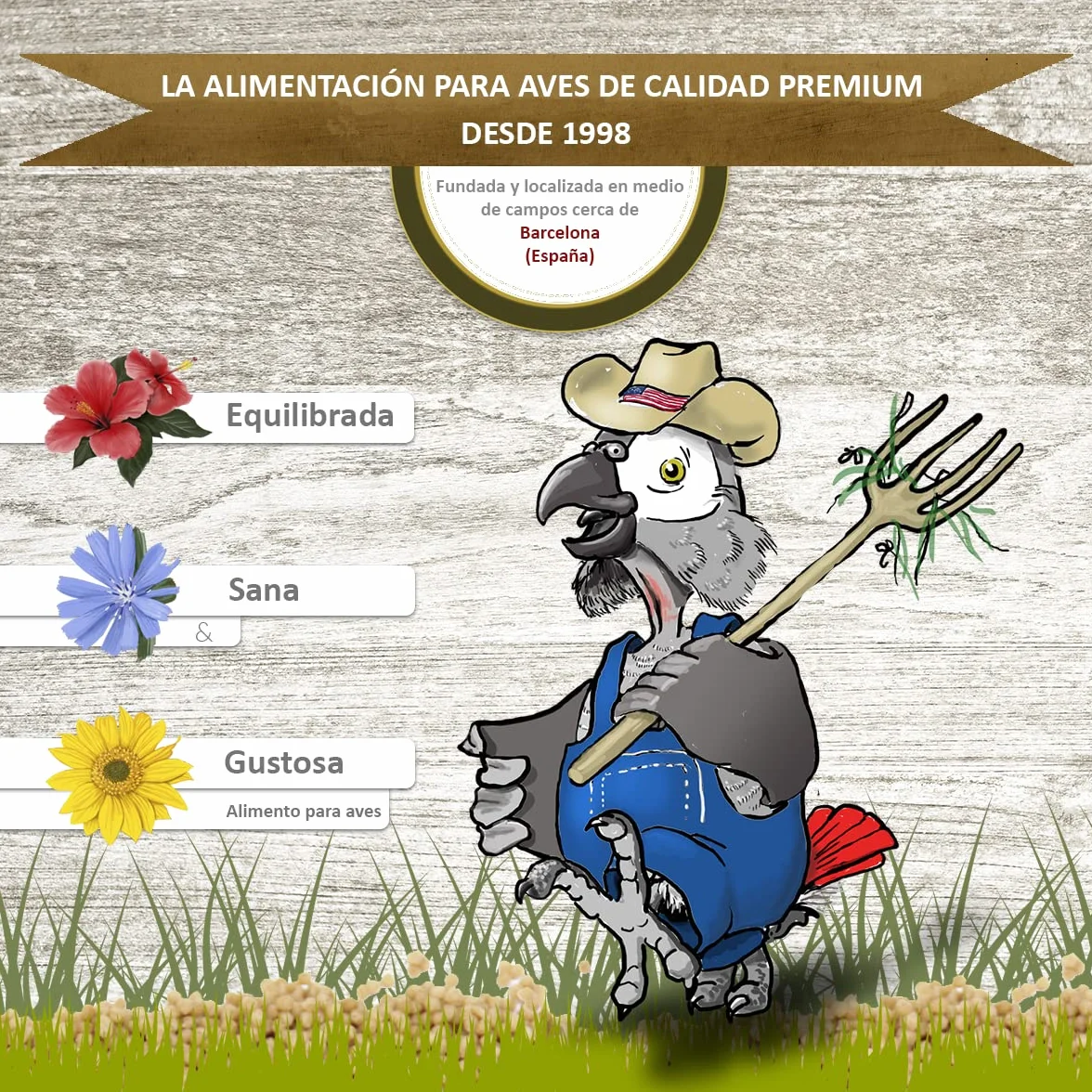 Psittacus Minor 450 g | Mangime completo per Agapornis, Forpus e Pyrrhura | Alimento premium per uccelli, 100% no-GMO