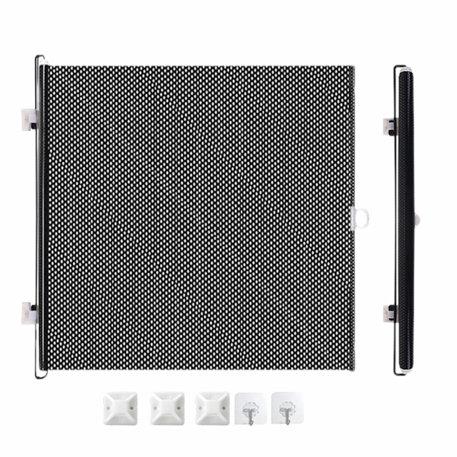 Cancello per cuccioli da interno, porta retrattile ed espandibile per animali domestici, facile da installare, barriera portatile per gatti, recinzione divisoria anti-salto per porta, scale, balcone
