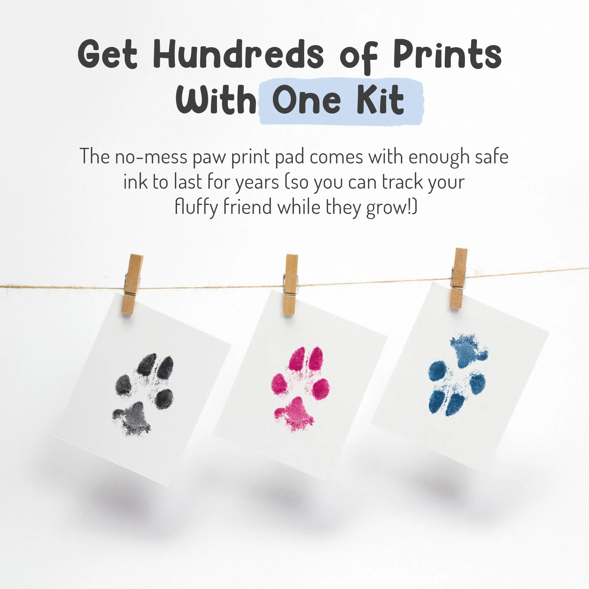 Forever Fun Times Kit Stampa Impronte Facile da Pulire (Blu)