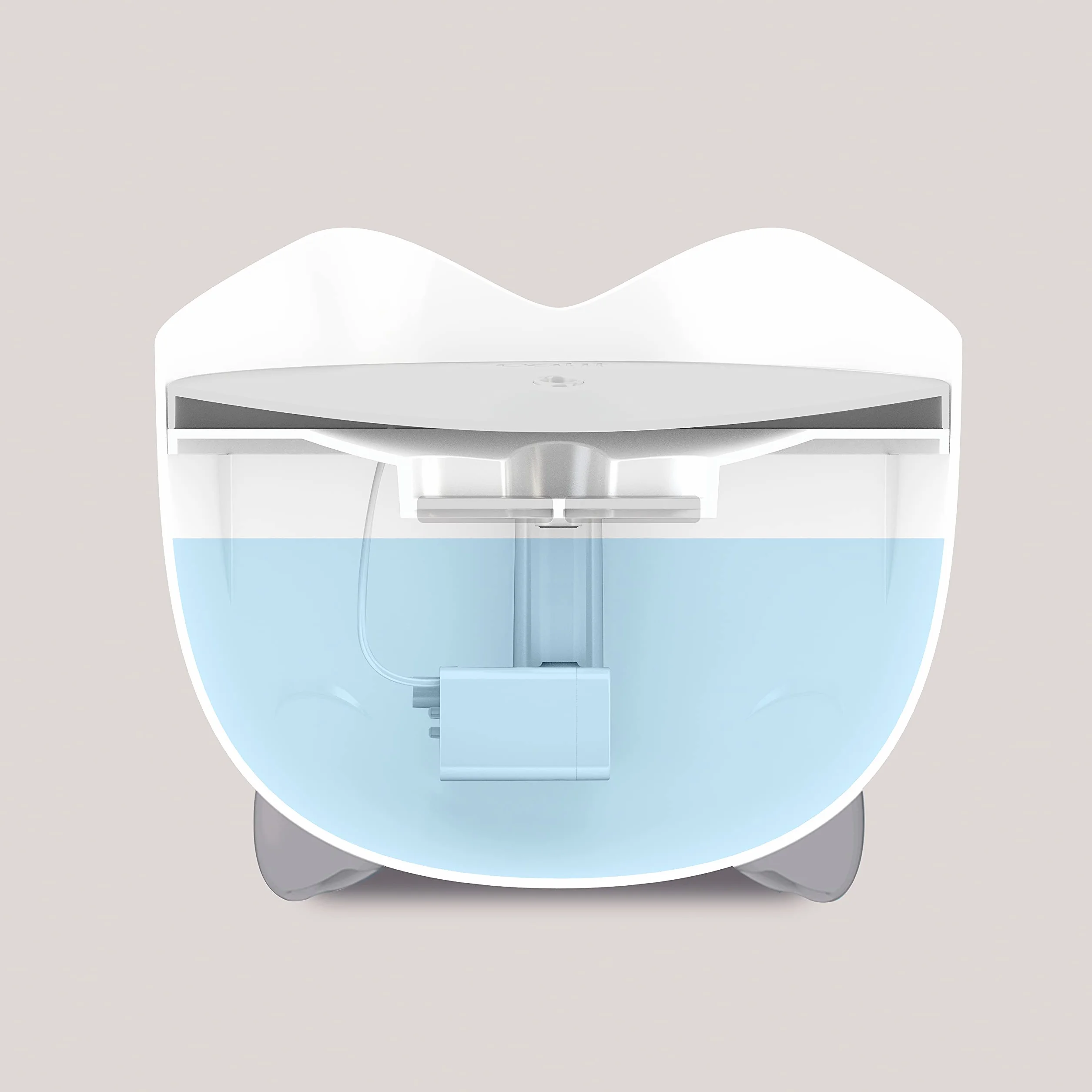 Catit PIXI Fontana per gatti 2,5 l bianco acciaio inox