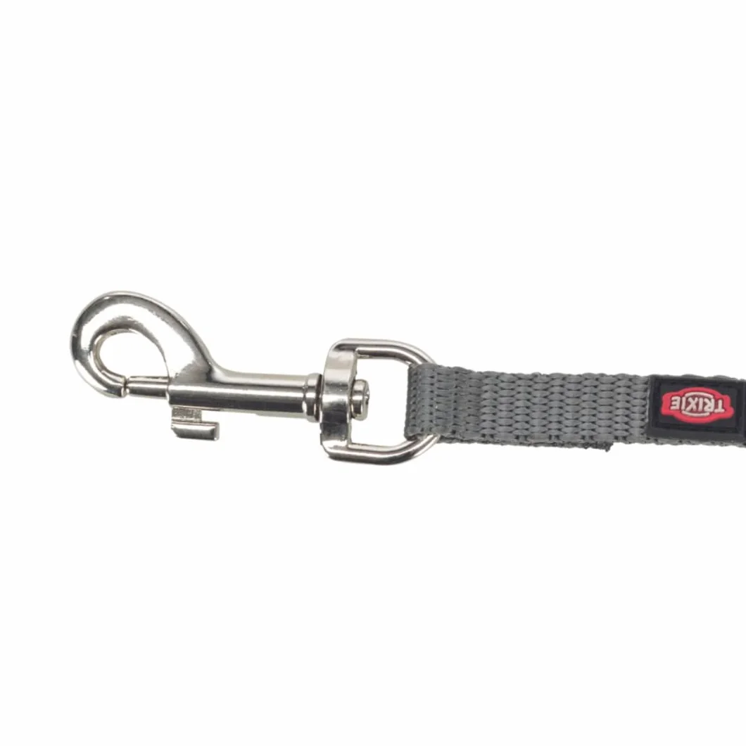 TRIXIE Mostre e Allenamento - Cinghia di tracciamento, Extra Leggera, XS–S, 15 m/10 mm, Grafite