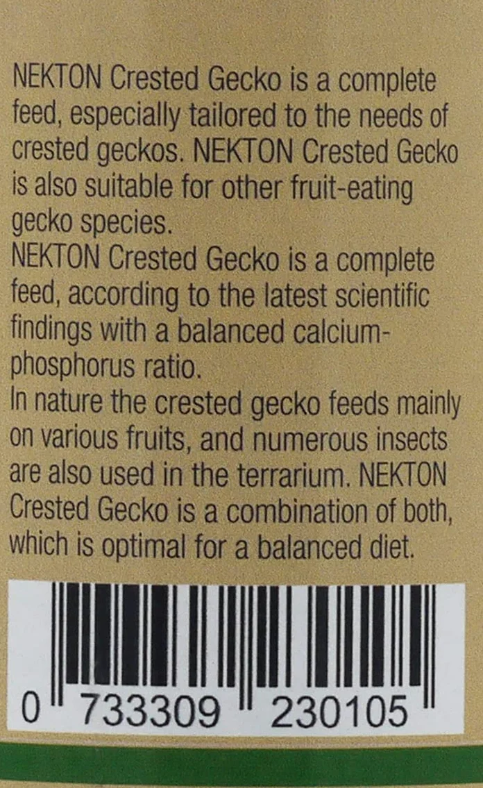 Nekton Crested Gecko, confezione da 1 (1 x 0,1 kilograms), S