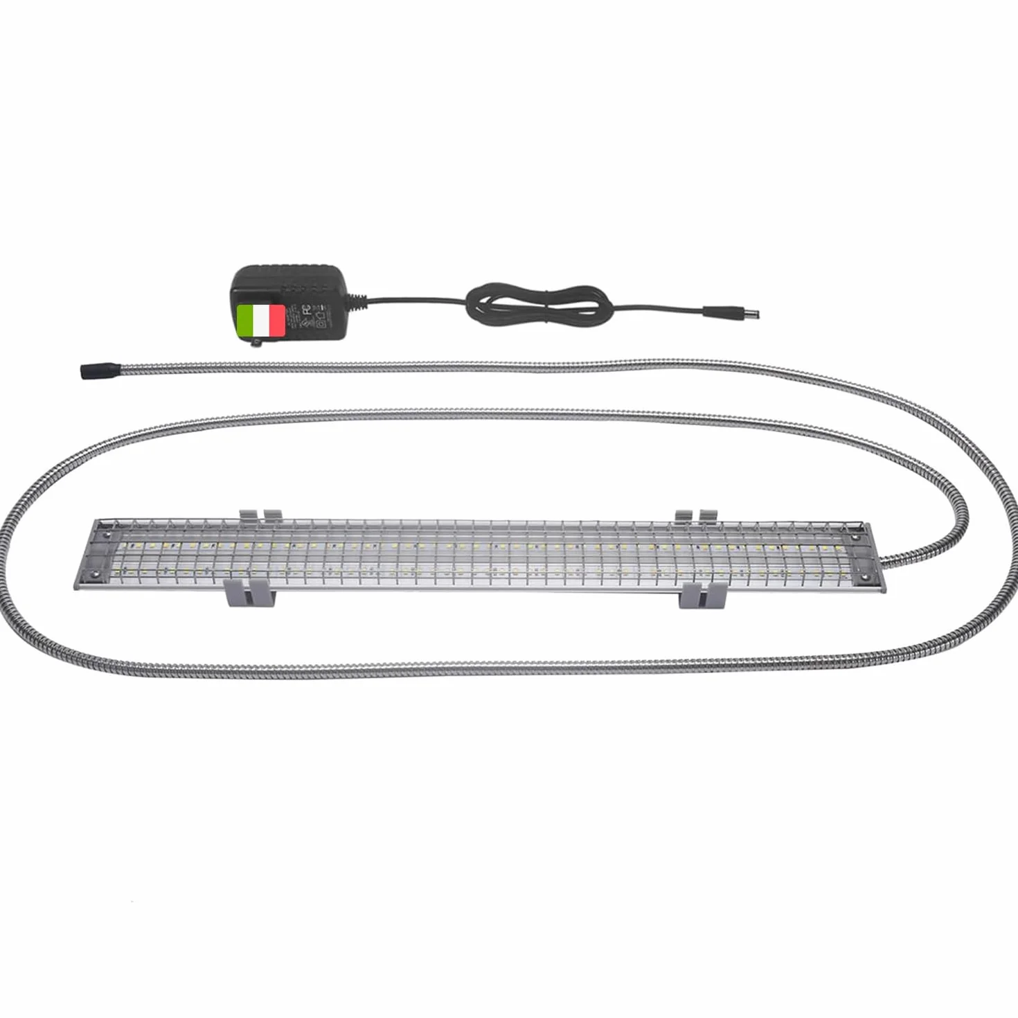 M&M Cage Company Luce per Gabbia HappyBird con Protezione Anti-Morso – LED a Spettro Completo – Illumina in Modo Naturale – Sicura per Pappagalli – Facile da Installare